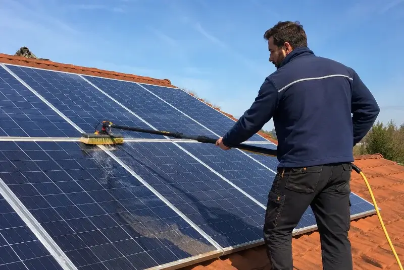 Nettoyage et entretien de panneaux solaires à Saint-Pierre-Quiberon