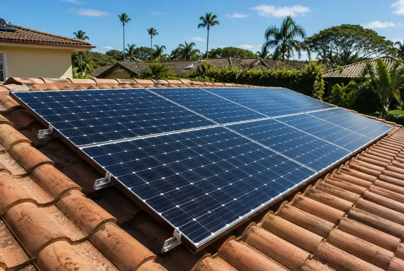Installation de panneaux solaires à Saint-Pierre-Quiberon
